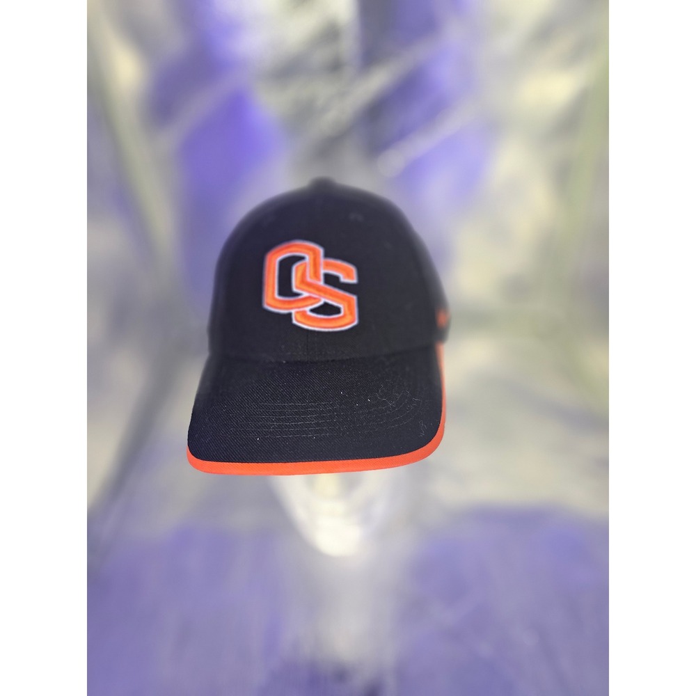 Nike Oregon State Beavers Hat Mens Black Dri-FIT Legacy91 Adjustable Cap OS Logo